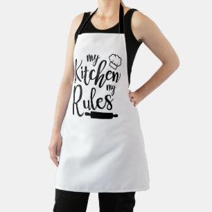 Delantal Mi cocina mis reglas cocinar cocina de salón