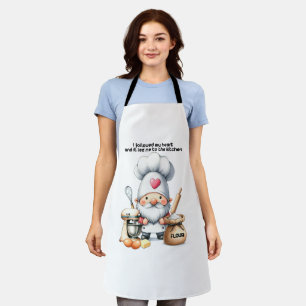Delantal Mi Corazón Me Llevó A La Cocina