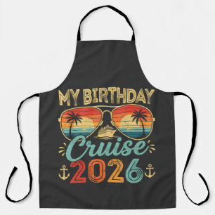Delantal Mi Crucero 2026 Crucero de Fiesta Vacaciones