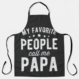 Delantal Mi gente favorita me llama papá