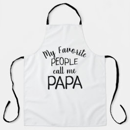 Delantal Mi gente favorita me llama papá