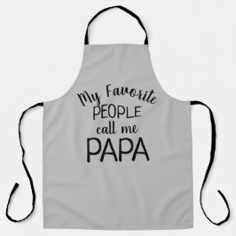 Delantal Mi gente favorita me llama papá