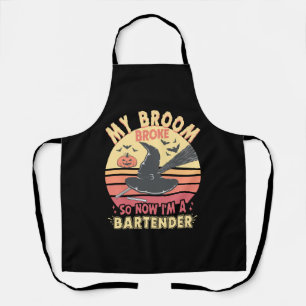 Delantal Mi habitación Broke Bartender Funny Halloween