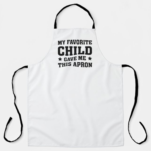 Delantal Mi Hijo Favorito Me Dio Este Apron (Anverso)