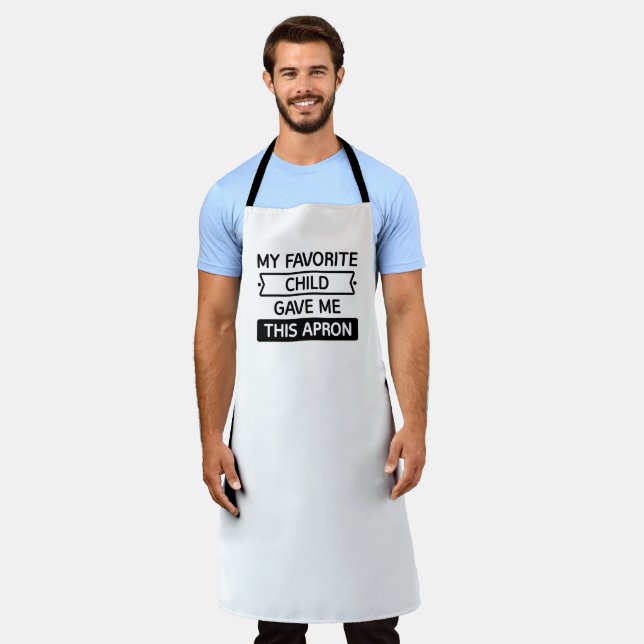 Delantal Mi Hijo Favorito Me Dio Este Apron (Gastado)