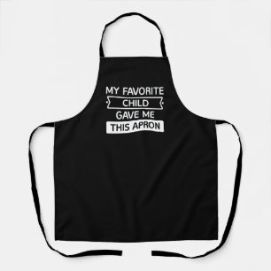 Delantal Mi Hijo Favorito Me Dio Este Apron