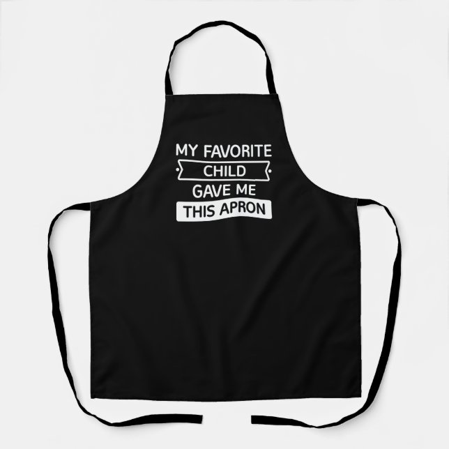 Delantal Mi Hijo Favorito Me Dio Este Apron (Anverso)