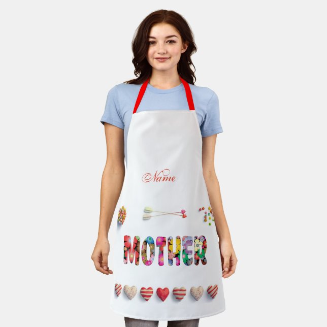 Delantal Mi mamá es mi reina (Gastado)