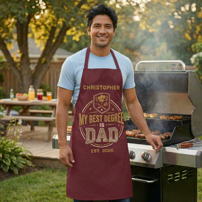 Delantal Mi Mejor Título Es Día Del Padre (Subido por el creador)