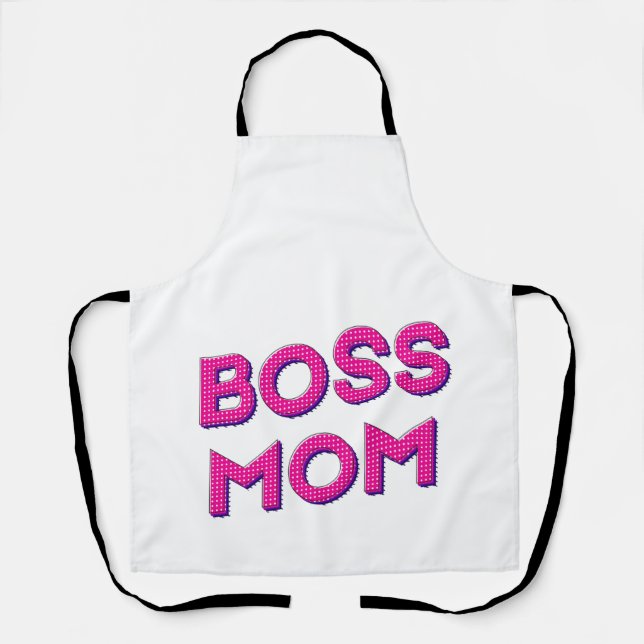 Delantal Mi MOM siempre BOSS (Anverso)
