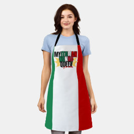 Delantal Mi Nonna Italiana Es La Reina De La Cocina