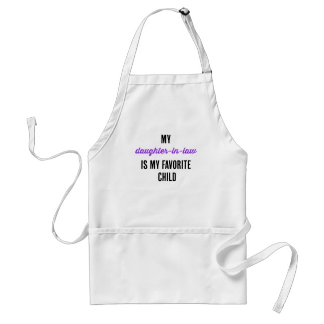 Delantal Mi nuera es mi hija favorita (Frente)