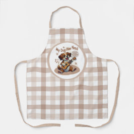 Delantal Mi Perro Ha Huido De La Canción De Ajuste De Ukule