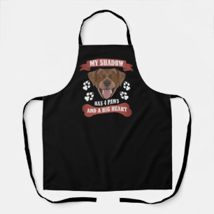 Delantal Mi Sombra Tiene 4 Paws, Chocolate Labrador, Lab