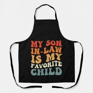 Delantal Mi yerno es mi hijo favorito Family Groovy
