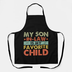 Delantal Mi yerno es mi hijo favorito Family Groovy