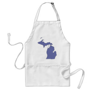Delantal Michigan: Un estado AZUL