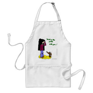 Delantal Midge "Stuck In The Piddle With You" Apron