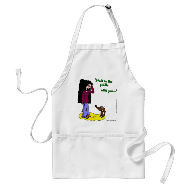 Delantal Midge "Stuck In The Piddle With You" Apron (Frente)