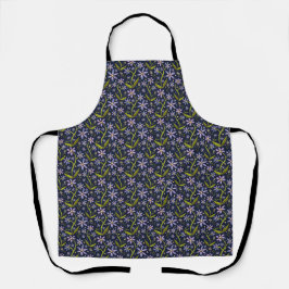 Delantal Midnight | Dancing Watercolor Daisies Apron