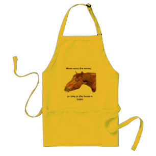 Delantal Mientras el caballo sea feliz