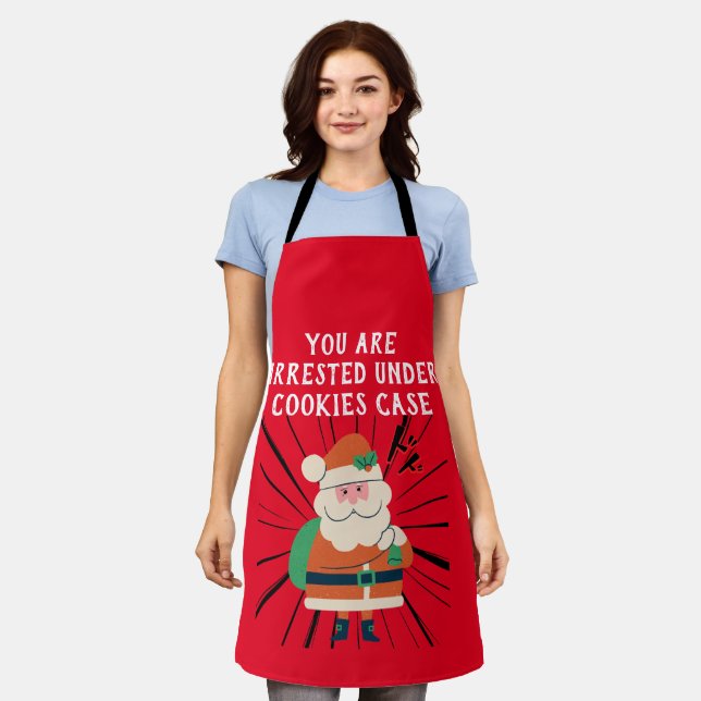 Delantal Mikitiez cookies santaclaus navidades de nuevo año (Gastado)