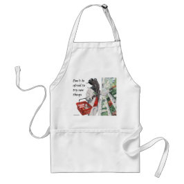 Delantal Mind Flayer Grocery Shopping Fantasy Art Apron