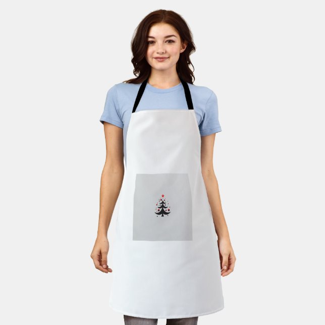 Delantal Mini Apron de árbol de Navidad (Gastado)