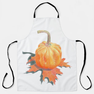 Delantal Mini Calabaza en Hoja de Otoño