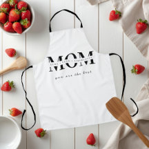 Delantal Minimalista Personalizado con Nombre de M