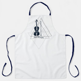 Delantal Mínimo espacio negativo para violín Violinista mod