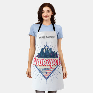 Delantal Minneapolis Minnesota Estados Unidos Skyline