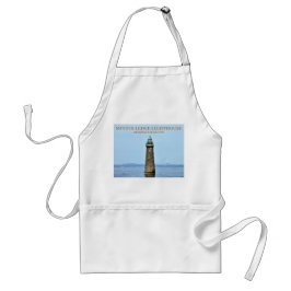 Delantal Minots Ledge Lighthouse Massachusetts Apron