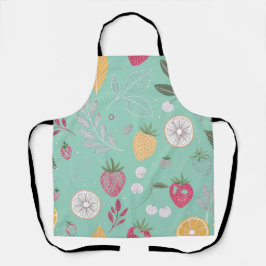 Delantal "Mint Strawberry Citrus Apron