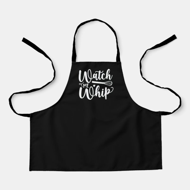 Delantal Mírame Whip Funny Cute Cocina Cocina Cocina (Anverso)