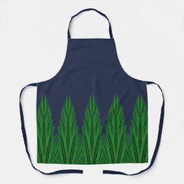 Delantal Mirrored Pines Midnight Medium Apron