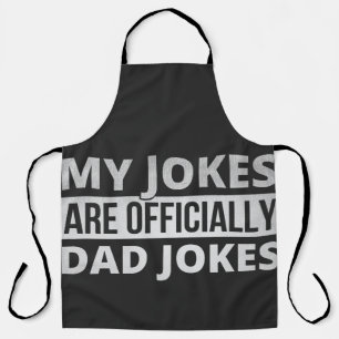 Delantal mis chistes son chistes de papá