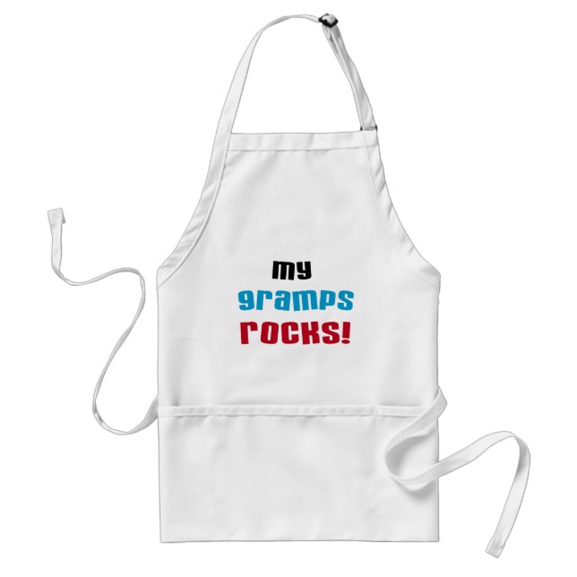 Delantal Mis Gramps Rocks camisetas y regalos (Frente)
