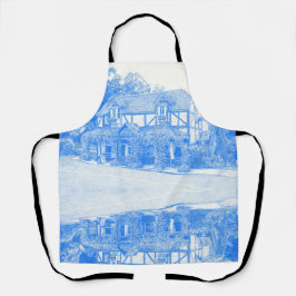 Delantal 'Miss Marple's Tea Room' - Apron (Azul)