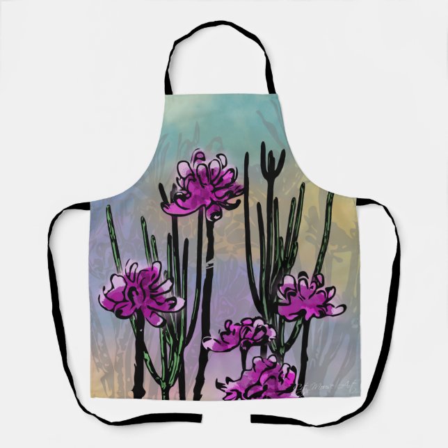 Delantal Mixed Media Desert Bloom (Anverso)