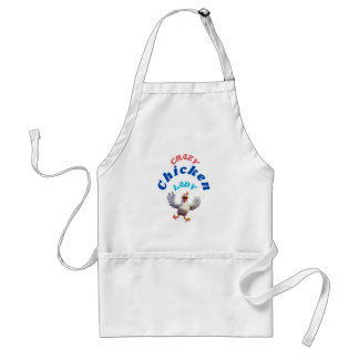 Delantal Moda de Cluckin: La loca dama de pollo Apron