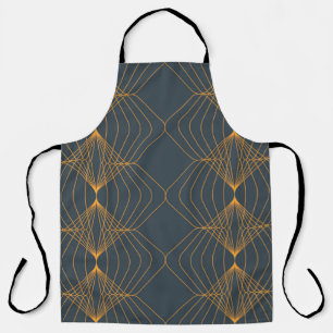 Delantal Moda, diseño gráfico geométrico elegante y sencill