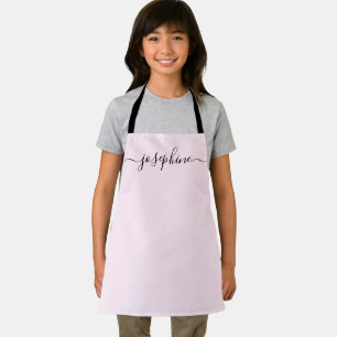 Delantal Moda Elegant Modern Script Name
