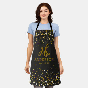 Delantal Moda personalizada Sr. y Sra. Aprons regalo Set