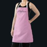 Delantal Moda rosa suave Elegante guion Regalo de nombres<br><div class="desc">Aumente su experiencia culinaria y culinaria con el elegante Apron de la Moda rosa suave y el elegante regalo manuscrito. Este delantal no sólo añade un toque de sofisticación a su vestimenta de cocina, sino que también hace una maravillosa opción de regalo. Moda y elegancia: el suave color rosa y...</div>