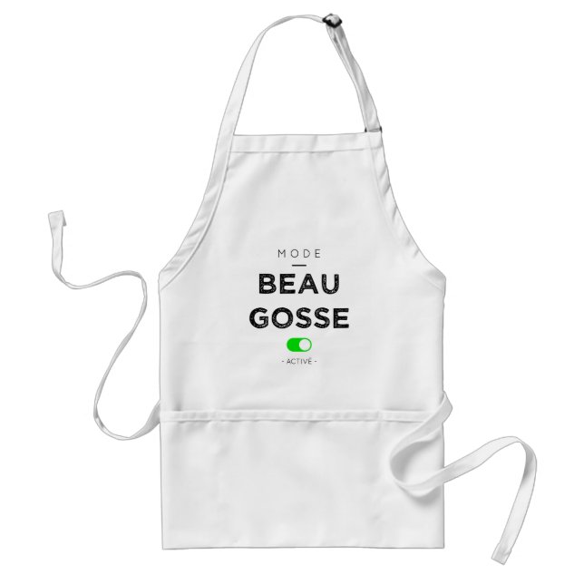 Delantal Mode beau gosse (Frente)