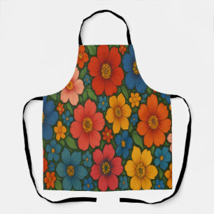 Delantal Modelo de Flor Silvestre Brillante