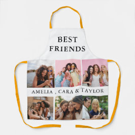 Delantal Modern Friend Collage Photos Simple