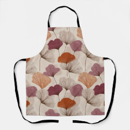 Delantal Modern Spring Botanical FloralAll-Over Print Apron