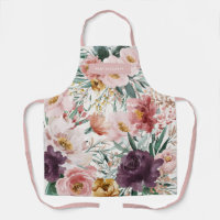 Moderna acuarela floral rosa giratorio elegante